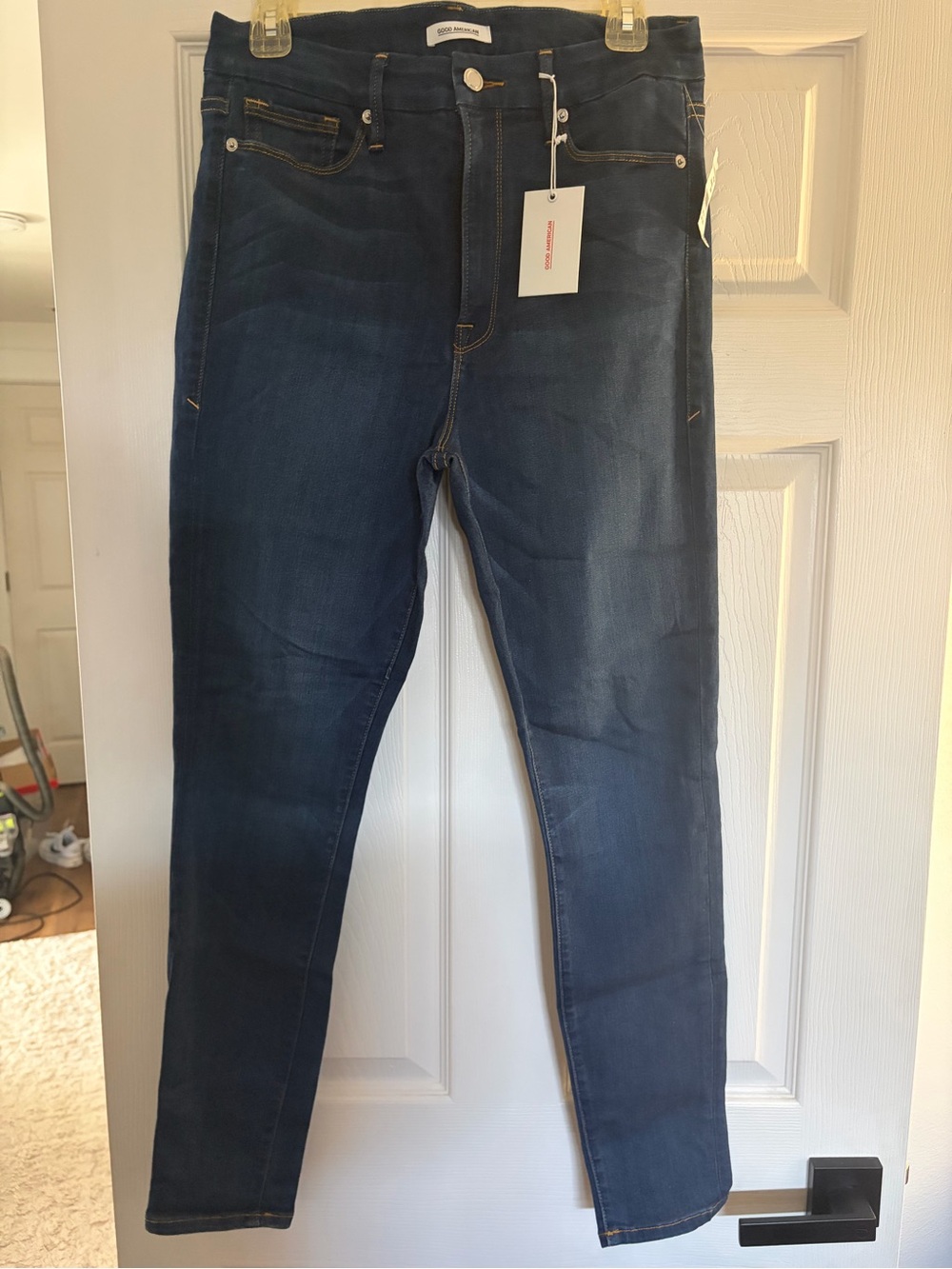Good American Dark Indigo Skinny Jeans